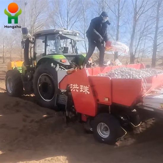 CE Approved 2cm-8W Tractor Garlic Seeder Potato Planter Two Row Sweet Potato Planting Machine - Pota