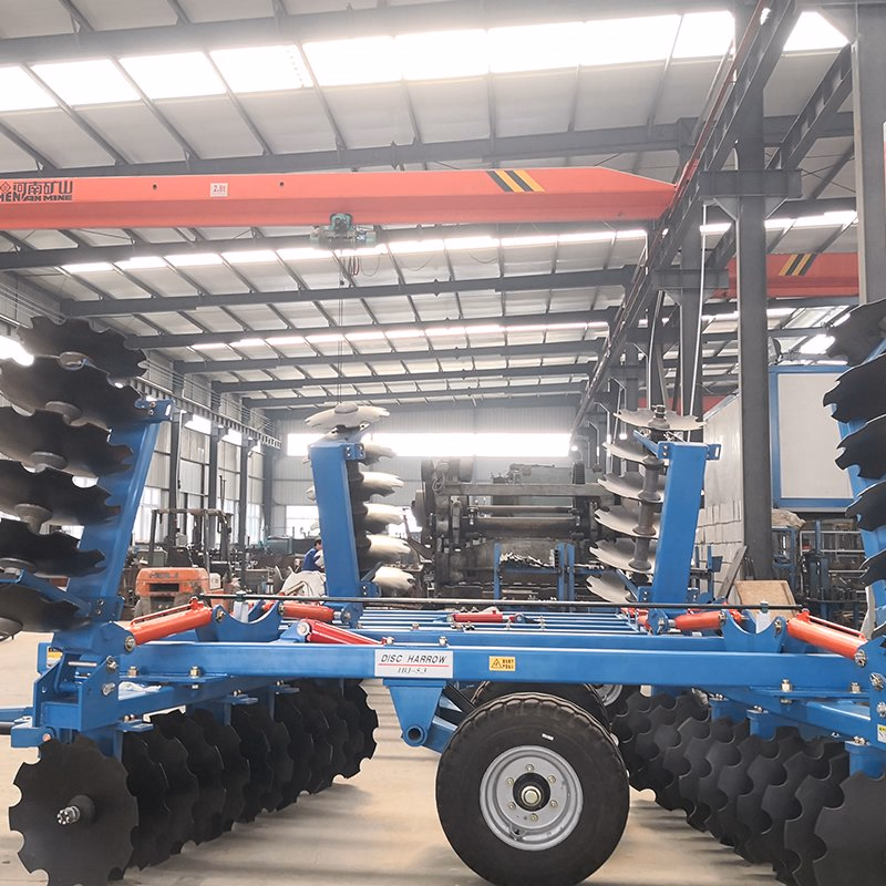 1BZ-5.5 Folding Heavy-Duty Trailed Disc Harrow, 5.5 m Working Width, 48 × 660 mm Discs